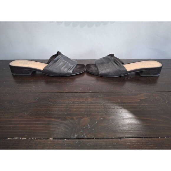 EUC Franco Sarto Frisco Black Leather Slide/Pre-owned, Sz. 8M - Picture 4 of 9
